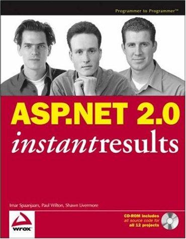 ASP.NET 2.0: Instant Results book cover