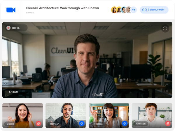Video walkthrough of the CleenUI codebase with architect Shawn Livermore
