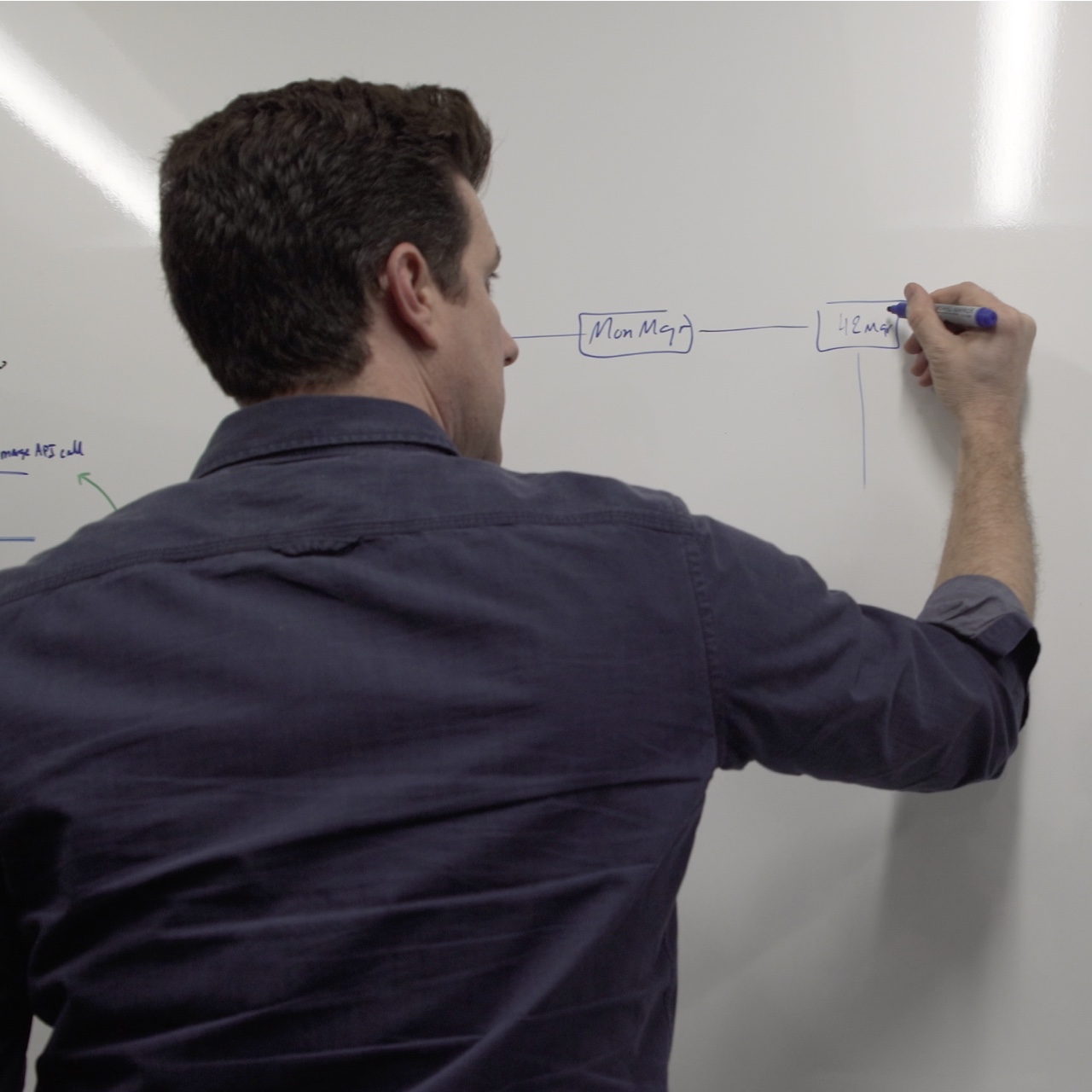 Shawn Livermore at a whiteboard