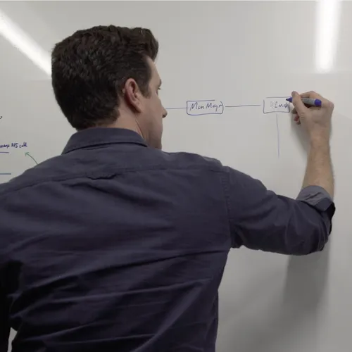 Shawn Livermore at a whiteboard